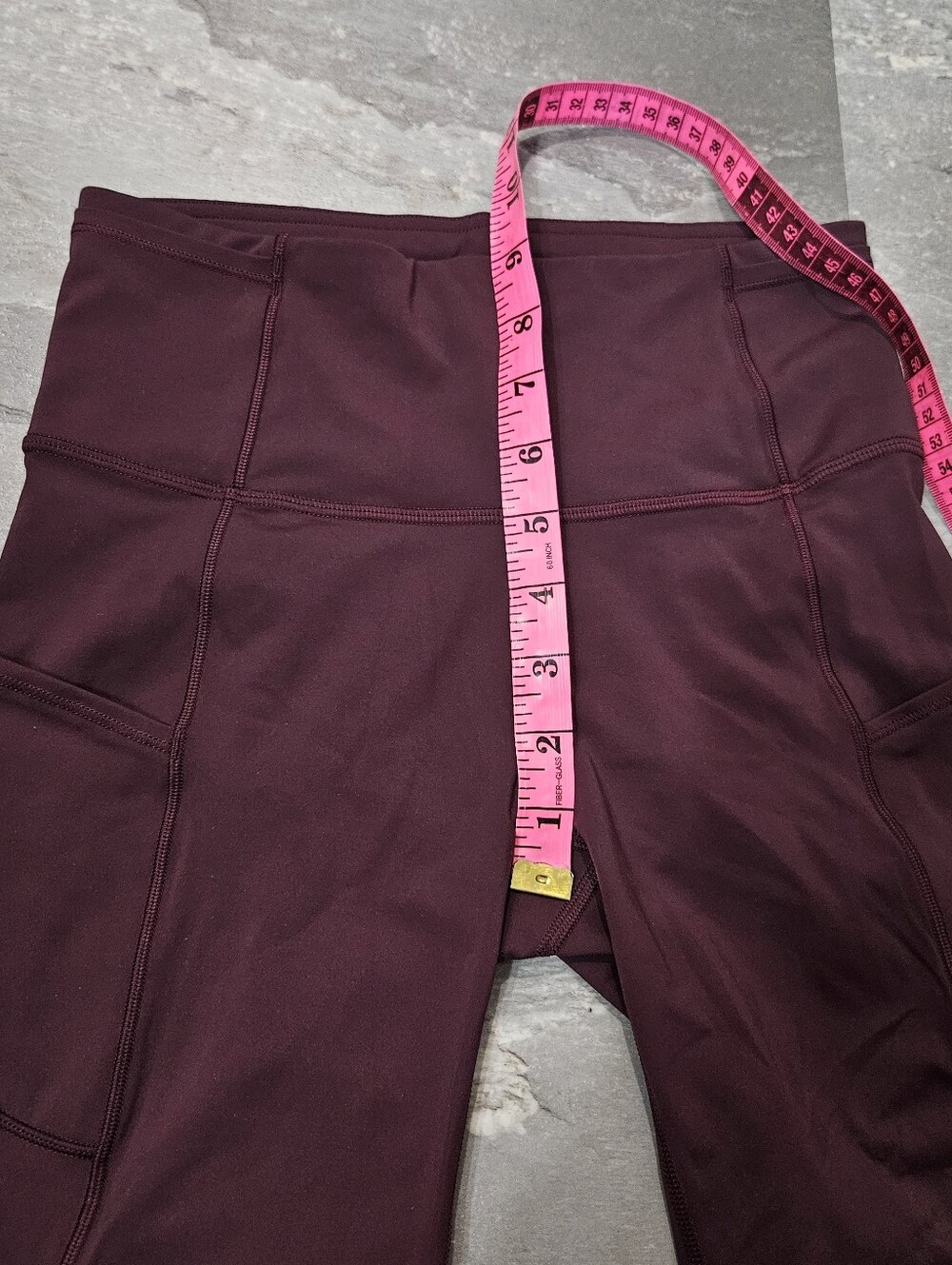 Lululemon Fast And Free Short 8" *Non-Reflective. Cassis (Burgundy). Size 4. - Picture 9 of 10